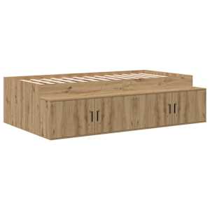 Rám postele s úložným prostorem Artisanový dub 90 cm - obrázek 6