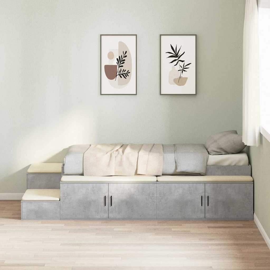 Ladustamisvoodi Betooni Hall 80x200 cm