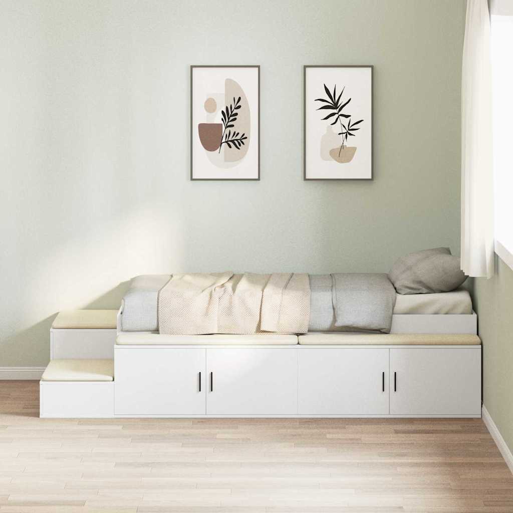 Ladustamistekki Valge 90x190 cm