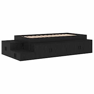 Rám postele s úložným prostorem Černý dub 234 x 103 x 53.5 cm - obrázek 2