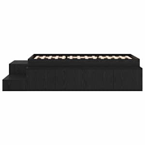 Rám postele s úložným prostorem Černý dub 234 x 103 x 53.5 cm - obrázek 7