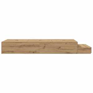 Rám postele s úložným prostorem Artisanový dub 100 cm - obrázek 8