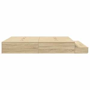 Rám postele s úložným prostorem se zásuvkou Sonoma dub 200 cm - obrázek 8