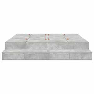 Rám postele s úložným prostorem Betonově šedá 200 cm - obrázek 6