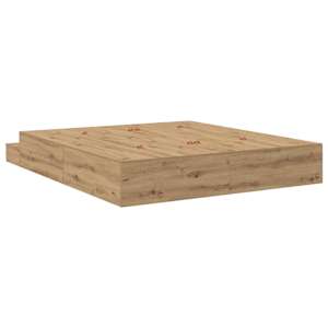 Rám postele s úložným prostorem Artisanový dub 200 cm - obrázek 8