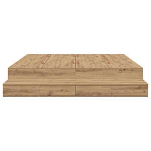 Rám postele s úložným prostorem Artisanový dub 200 cm - obrázek 6