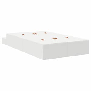 Rám postele s úložným prostorem Bílá 120 cm kompozitní dřevo - obrázek 9
