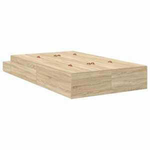 Rám postele s úložným prostorem se zásuvkou Sonoma dub 120 cm - obrázek 8