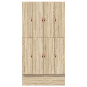 Rám postele s úložným prostorem se zásuvkou Sonoma dub 120 cm - obrázek 9