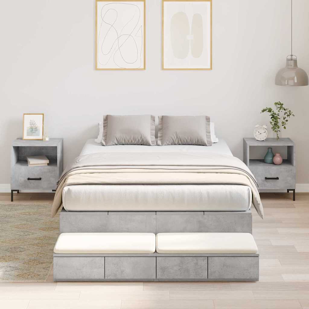hoidmisega voodi raam Betoonhall 120x200 cm