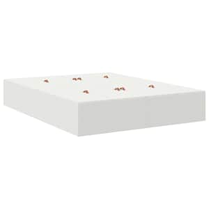 Rám postele s úložným prostorem Bílá 150 cm kompozitní dřevo - obrázek 6