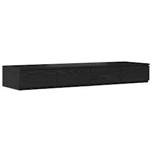 Rám postele s úložným prostorem se zásuvkou Černý dub 120 cm - obrázek 6