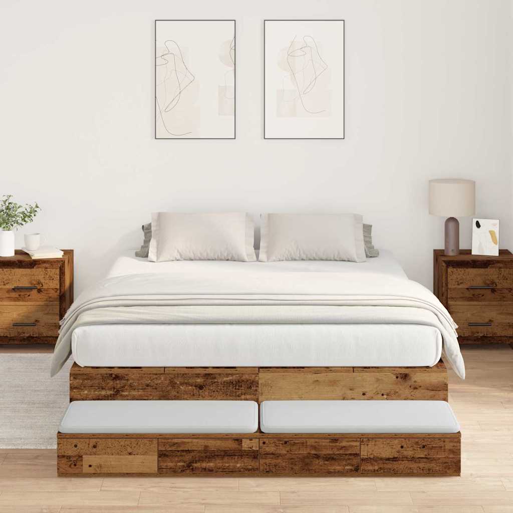 Hoiuvoodi Raam Vana Puit 140x190 cm