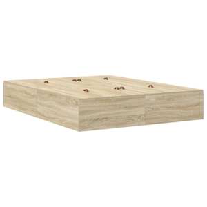 Rám postele s úložným prostorem se zásuvkou Sonoma dub 135 cm - obrázek 6