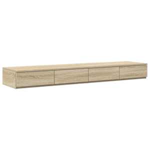 Rám postele s úložným prostorem se zásuvkou Sonoma dub 135 cm - obrázek 7