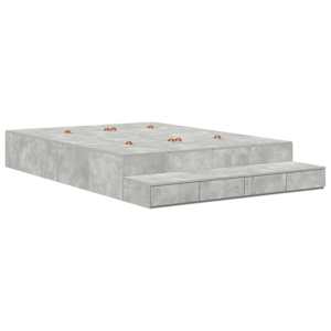 Rám postele s úložným prostorem Betonově šedá 135 cm - obrázek 2