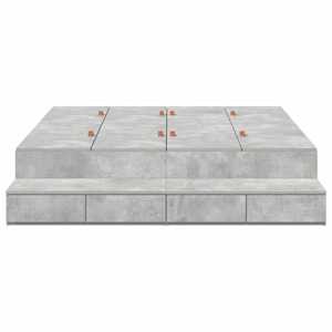 Rám postele s úložným prostorem Betonově šedá 135 cm - obrázek 8