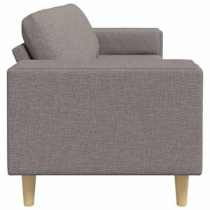 Pohovka do obývacího pokoje Taupe 250 x 77 x 76 cm Polyester - obrázek 5