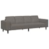 vidaXL Diivan Helehall 250 x 77 x 76 cm Korter kangas