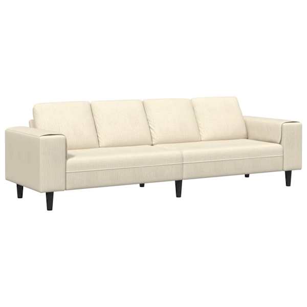 vidaXL Diivan cream 250 x 77 x 76 cm Korter kangas
