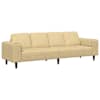 vidaXL Diivan Hall roheline 250 x 77 x 76 cm Korter kangas