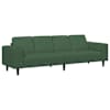 vidaXL Diivan Tume rohelise 250 x 77 x 76 cm Korter kangas