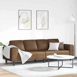 Dnevna soba kavč Rjava 250 x 77 x 76 cm