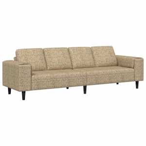vidaXL Elutuba diivan Helehall 250 x 77 x 76 cm