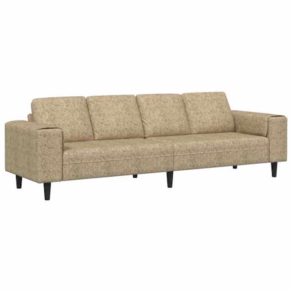 vidaXL Elutuba diivan Helehall 250 x 77 x 76 cm