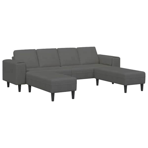 vidaXL Diivan Tumehall 250 x 188 x 76 cm Korter kangas