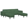 vidaXL Diivan Tume rohelise 250 x 188 x 76 cm Korter kangas