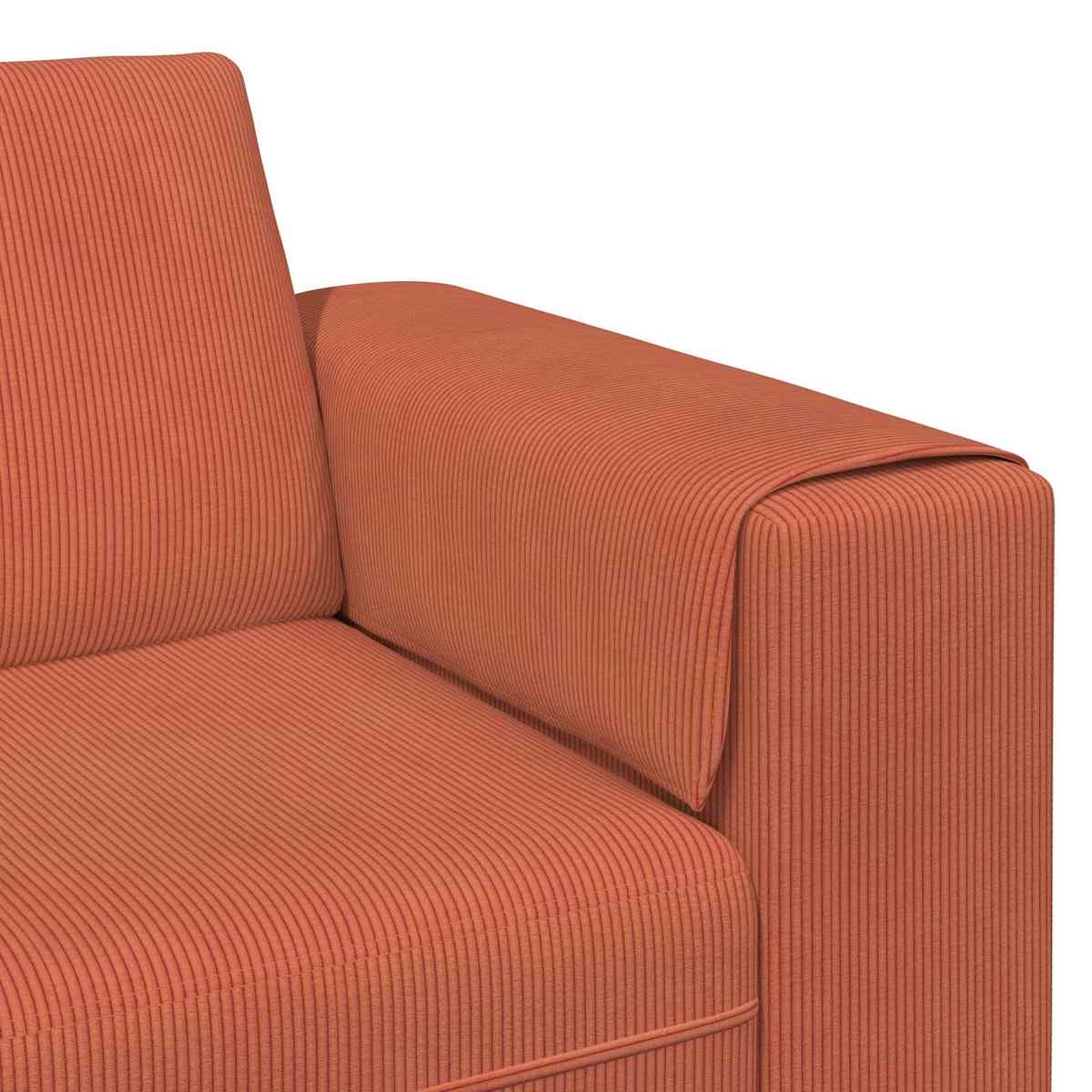 Sofa 250 x 188 x 76 cm Velourstof - Billede 7
