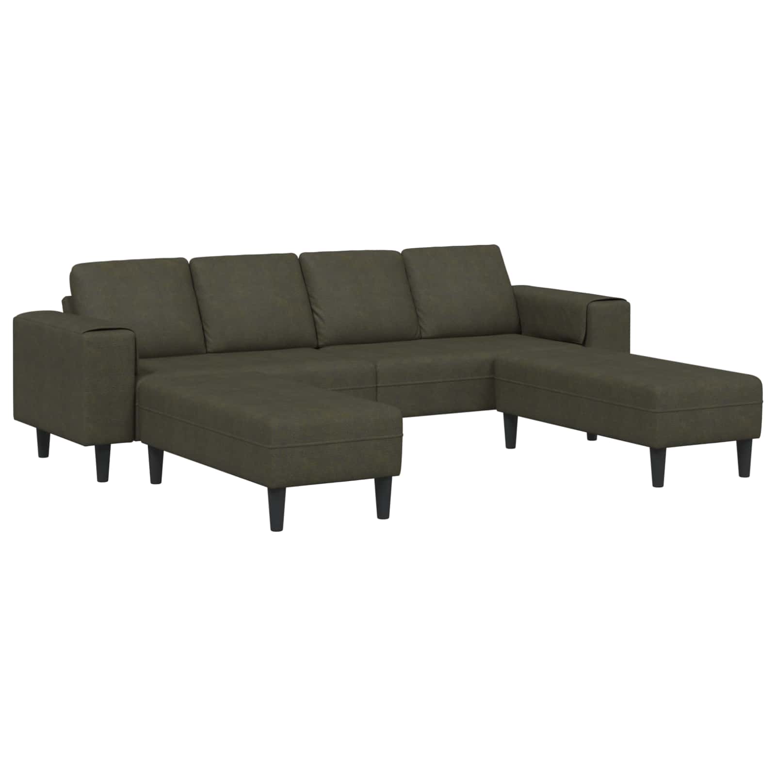 Thumbnail - vidaXL Wohnzimmer Couch 3 pcs Olivegrün