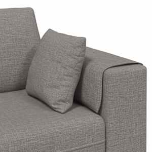 Pohovka s polštářem Taupe 250 x 77 x 76 cm textil - obrázek 7