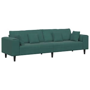 vidaXL Diivan Tume rohelise 250 x 77 x 76 cm Samet