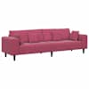 vidaXL Diivan Veinpunane 250 x 77 x 76 cm Samet