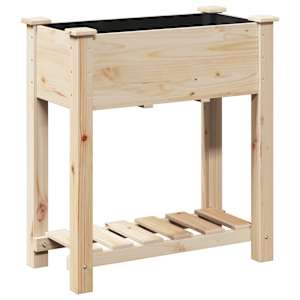 Zahradní pěstebník s policí Béžová 71 x 37 x 76,5 cm - obrázek 7