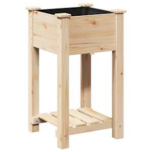 vidaXL Aia istutuspot Beež 45 x 45 x 76,5 cm Tugev kuusepuit