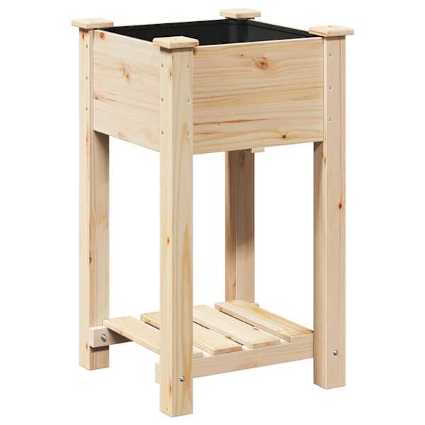 vidaXL Aia istutuspot Beež 45 x 45 x 76,5 cm Tugev kuusepuit