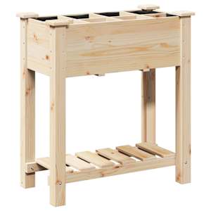 vidaXL Aia istutuspot Beež 71 x 37 x 76,5 cm Tugev kuusepuit