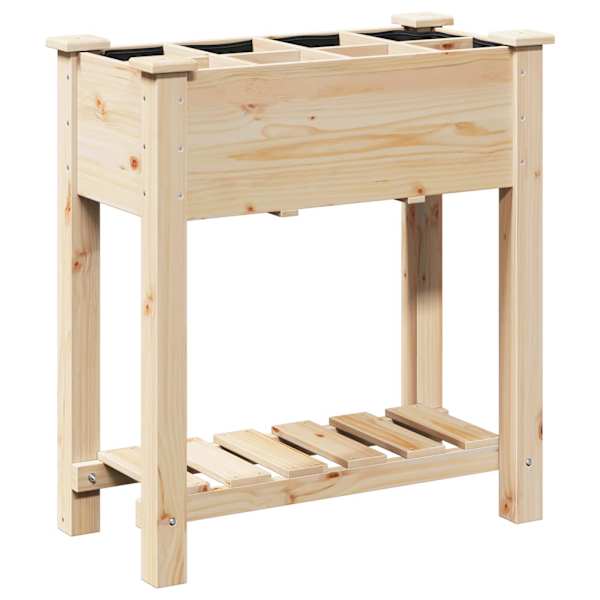 vidaXL Aia istutuspot Beež 71 x 37 x 76,5 cm Tugev kuusepuit