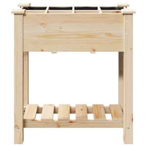 Zahradní pěstebník s policí Béžová 71 x 37 x 76,5 cm - obrázek 5