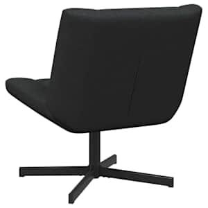 Otočná židle Černá 63 x 75 x 76 cm textil - obrázek 6