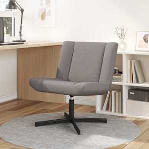 Otočná židle Taupe 63 x 75 x 76 cm textil - obrázek 1