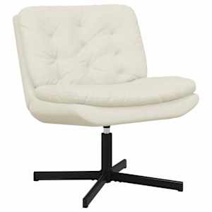 vidaXL P&ouml;&ouml;ratav l&otilde;&otilde;gastustool cream 63 x 75 x 76 cm Samet