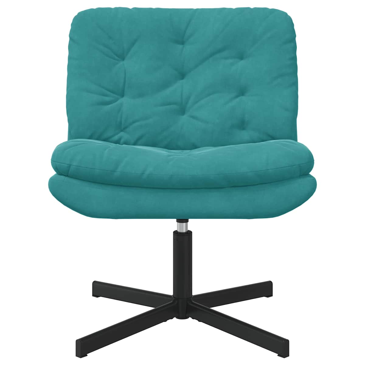 Svingende afslapningsstol 63 x 75 x 76 cm Fløjl - Billede 2