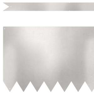 Okraj trávníku 30 pcs Stříbrná 100 x 0,05 x 20 cm Nerezová ocel - obrázek 4