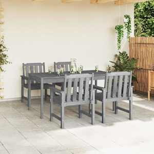 Zahradní křeslo 4 pcs Světle šedá 65,5 x 59 x 88 cm Polyethylen - obrázek 3