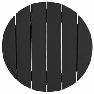 Zahradní barová souprava 3 pcs Černá HDPE - obrázek 8