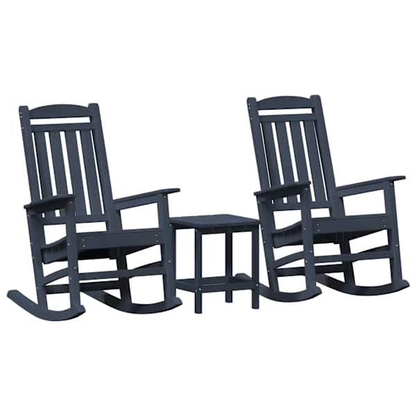 vidaXL Kiiktool 3 tk Merev&auml;esinine Polyethylene